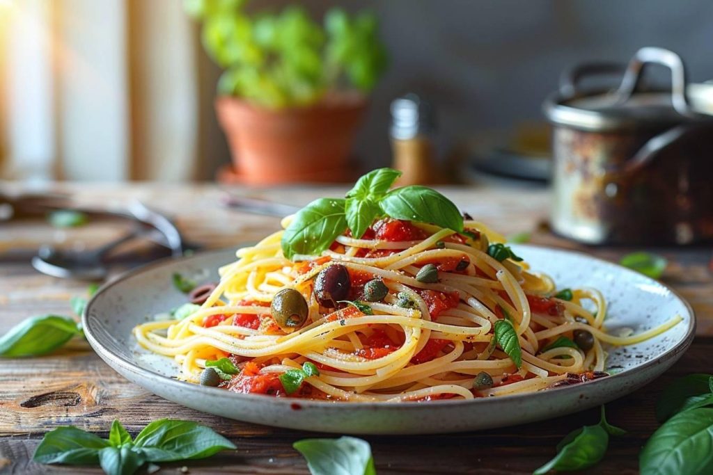 Pâtes fraîches à la puttanesca : une recette italienne authentique